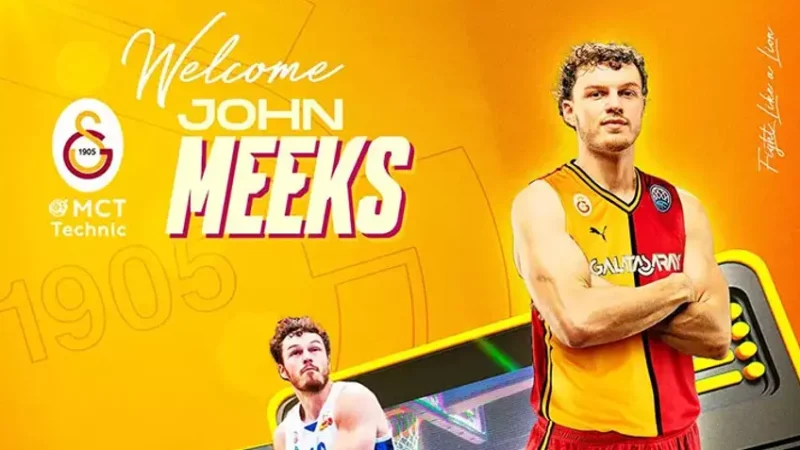 Galatasaray MCT, John Meeks’i Kadrosuna Kattı